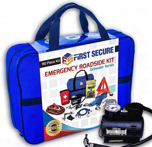 Car, Truck, RV Roadside Emergency Kit BM Automotive Assistance Tool First Secure 